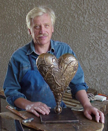 the artist and the bronze heart