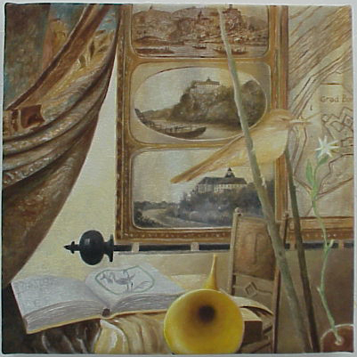castle borl seen in a Vermeer painting