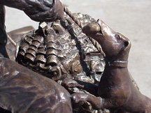 detail of dog