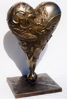 European Heart feather side