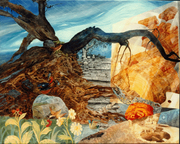 oil painting  THE PATH